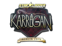 Sticker | karrigan (Gold) | Berlin 2019