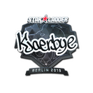 Sticker | Kjaerbye (Foil) | Berlin 2019