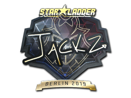 Aufkleber | JaCkz (Gold) | Berlin 2019