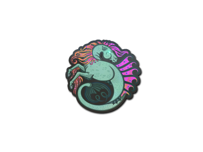 Sticker | Hippocampe (holo)