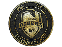 Patch | Movistar Riders (Gold) | Stockholm 2021