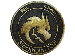 Patch | Team Spirit (Gold) | Stockholm 2021