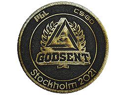 Patch | GODSENT (Gold) | Stockholm 2021