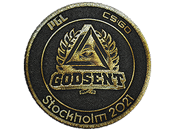 Patch | GODSENT (Gold) | Stockholm 2021