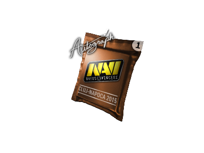 Pojemnik z autografem | Natus Vincere | Cluj-Napoca 2015