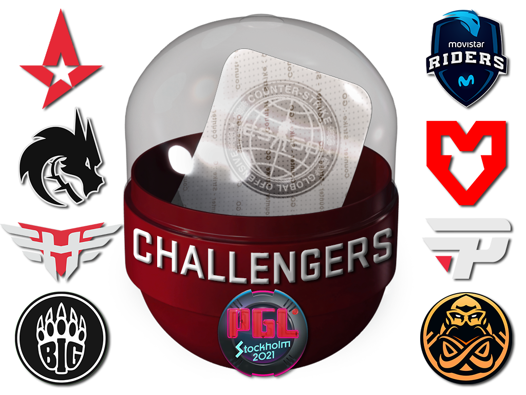 Stockholm 2021 Challengers Sticker Capsule