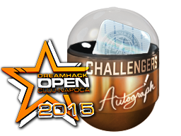 亲笔签名胶囊 | 挑战者（闪亮）| 2015年克卢日-纳波卡锦标赛