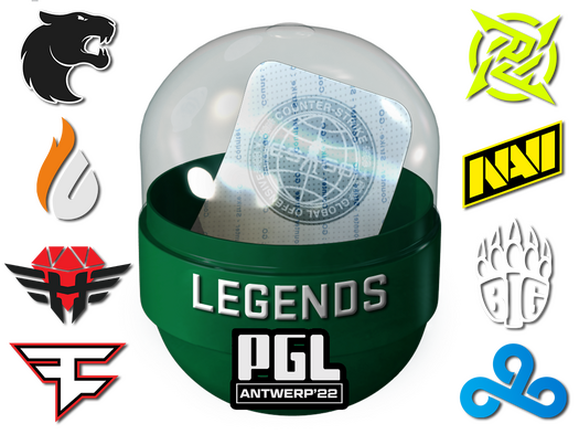 Antwerp 2022 Legends Sticker Capsule