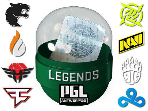 Antwerp 2022 Legends Sticker Capsule