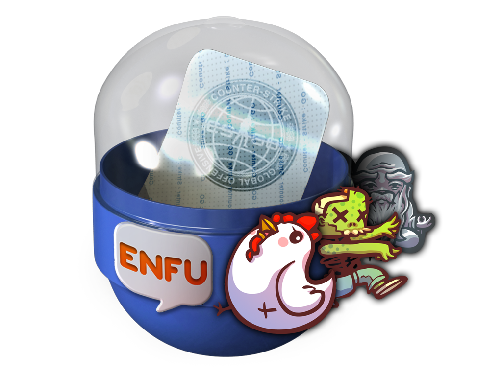 Enfu 스티커 캡슐