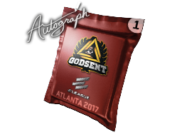 Autogrammkapsel | GODSENT | Atlanta 2017