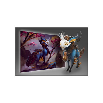 free dota2 item Masked Fey Courier and Screen Bundle