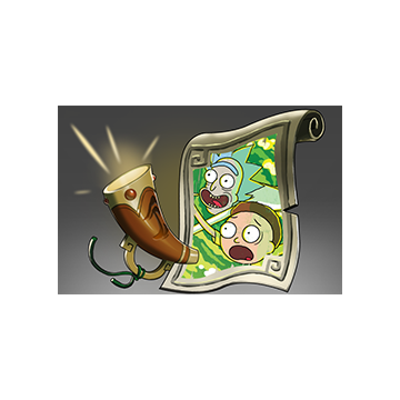 free dota2 item Announcer: Rick and Morty