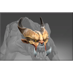 Inscribed Horned Visage of the Ravenous Fiend