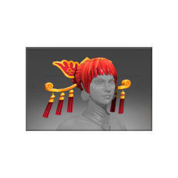 free dota2 item Auspicious Headdress of the Ember Crane