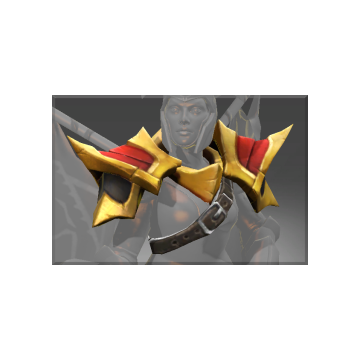 free dota2 item Inscribed Compendium Arms of the Onyx Crucible Shoulders