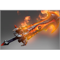 Inscribed Whispers of the Damned Sword