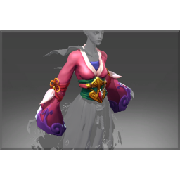 Inscribed Fatal Blossom Robe