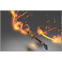 Inscribed Sword of the Smoldering Sage
