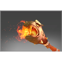 Inscribed Flaming Scepter of Ancestral Luck