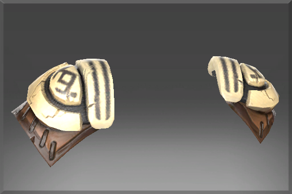 Auspicious Spaulders of The Howling Wolf