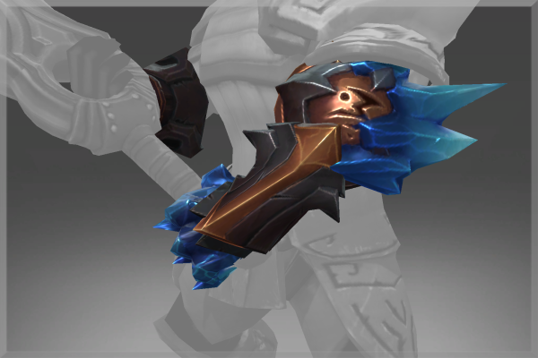 Inscribed Arms of the Guardian of the Sapphire Flame