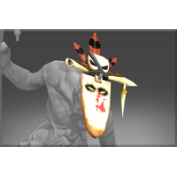 Inscribed Horn Mask