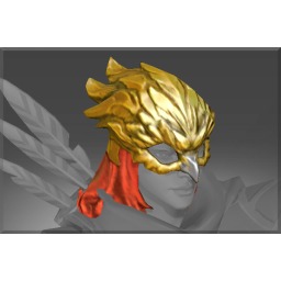 Auspicious Gilded Falcon Helm