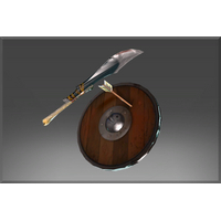 Inscribed Salvaged Sword and Board