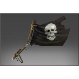 Inscribed Pirate Slayer's Black Flag