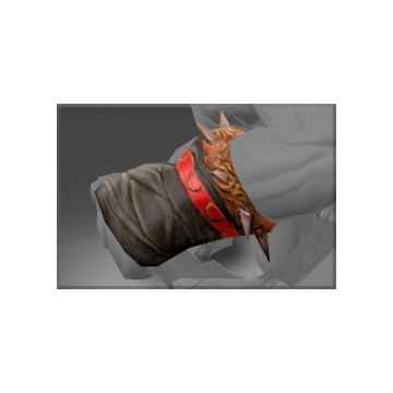 free dota2 item Autographed Tribal Terror Bracers