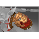 Inscribed Red Dragon Shoulders