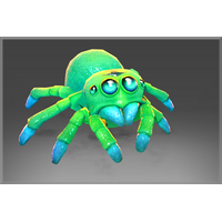 Inscribed Lycosidae's Spiderling