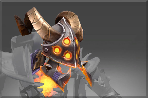 Inscribed Scorched Fletcher Helm