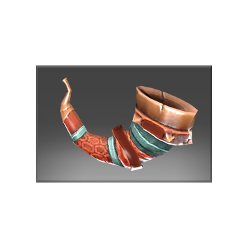 free dota2 item Autographed Gloried Horn of Druud