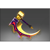 Golden Offhand Basher of Mage Skulls