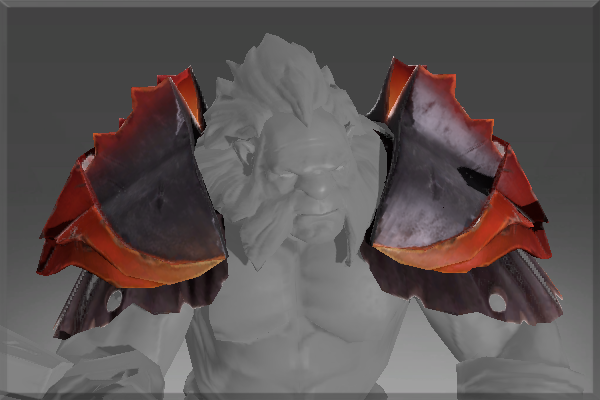 Inscribed Pauldron of the Ram's Head