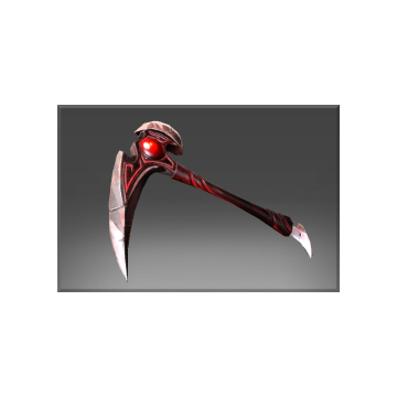 free dota2 item Autographed Red Mist Reaper's Scythe