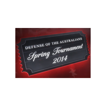 free dota2 item Defense of the Australians Spring 2014