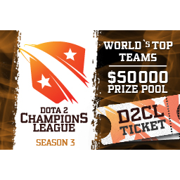 Dota 2 Champion's League Season 3 Ticket