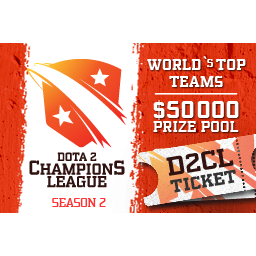 Dota 2 Champion's League Season 2 Ticket - No Contribution