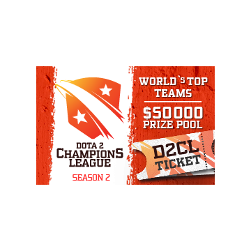 free dota2 item Dota 2 Champion's League Season 2 Ticket