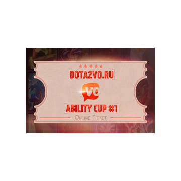 free dota2 item Dota2VO Ability Cup #1 Ticket