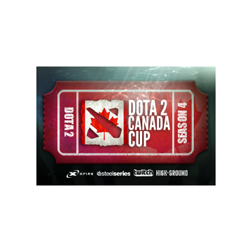free dota2 item Dota 2 Canada Cup Season 4 Ticket