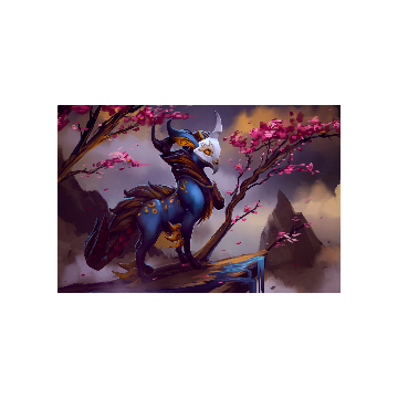 free dota2 item Masked Fey Loading Screen