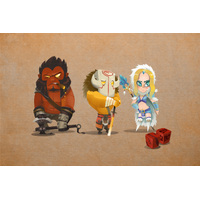 Genuine Three Heroes Loading Screen