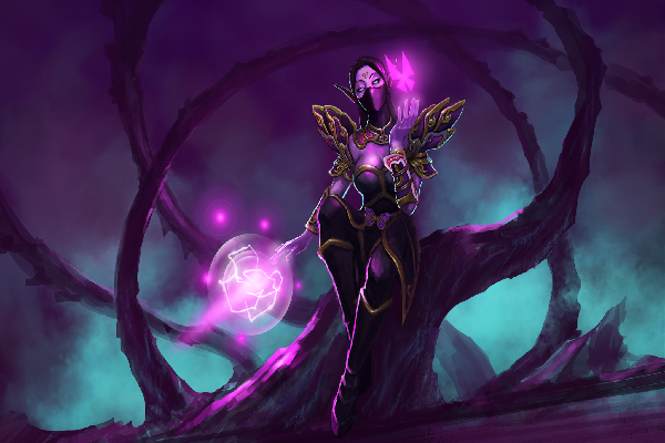 Fluttering Amethyst Loading Screen