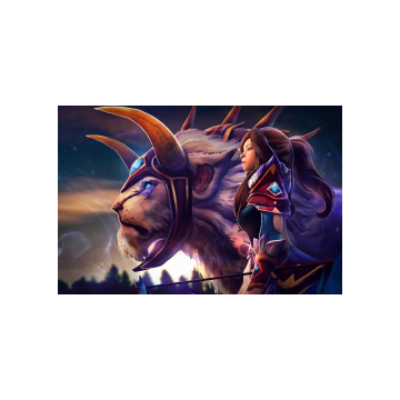 free dota2 item Darkfall Warden Loading Screen