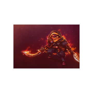 free dota2 item Loading Screen of the Wandering Flame