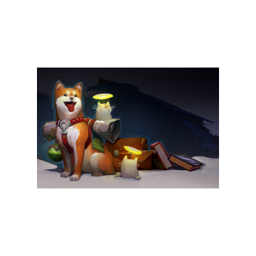 free dota2 item Hakobi and Tenneko Loading Screen